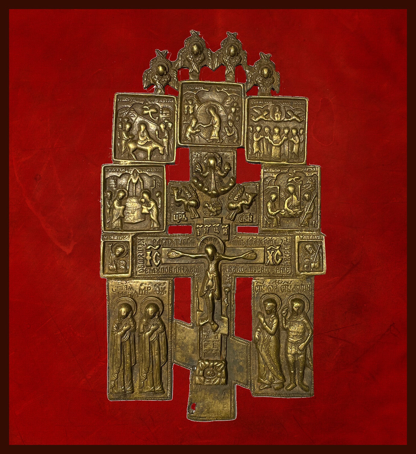 Russian Cross with Feasts