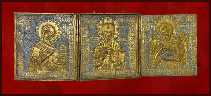 Three Panel Traveling Icon (Deisis)