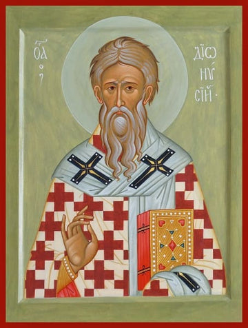 St. Dyonisius the Aeropagate Orthodox mounted icon